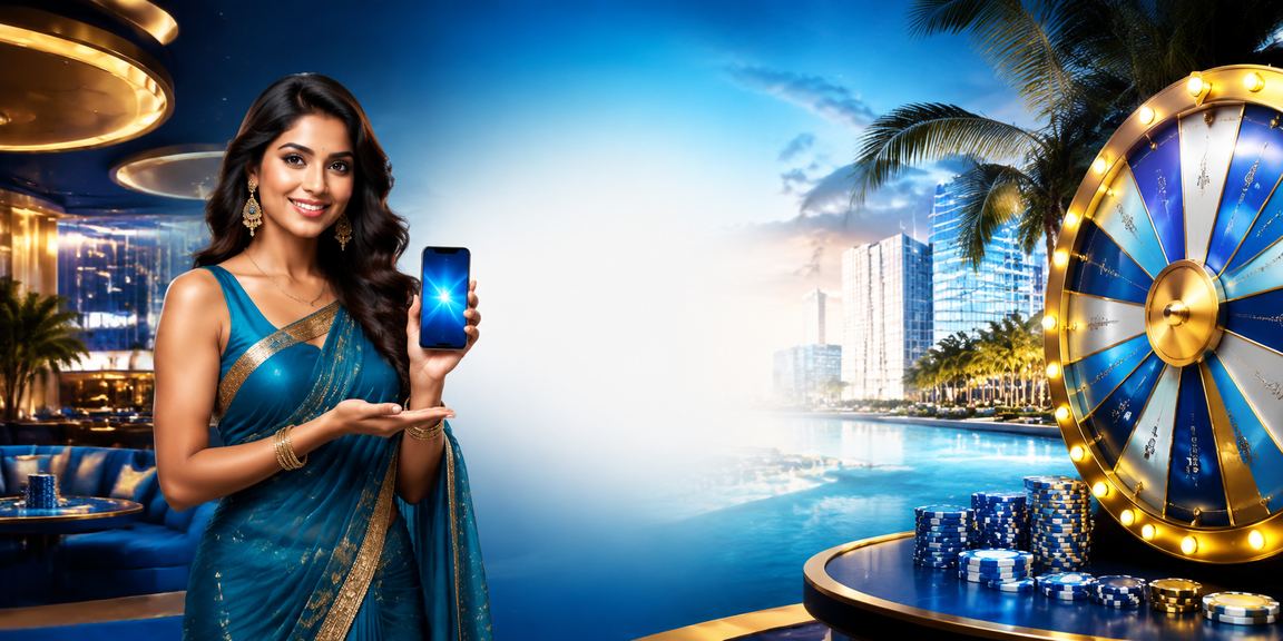 Roulette live casino action with elegant Indian player in traditional saree